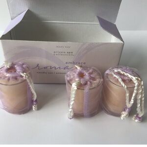 Mary Kay Embrace Romance Candle Trio